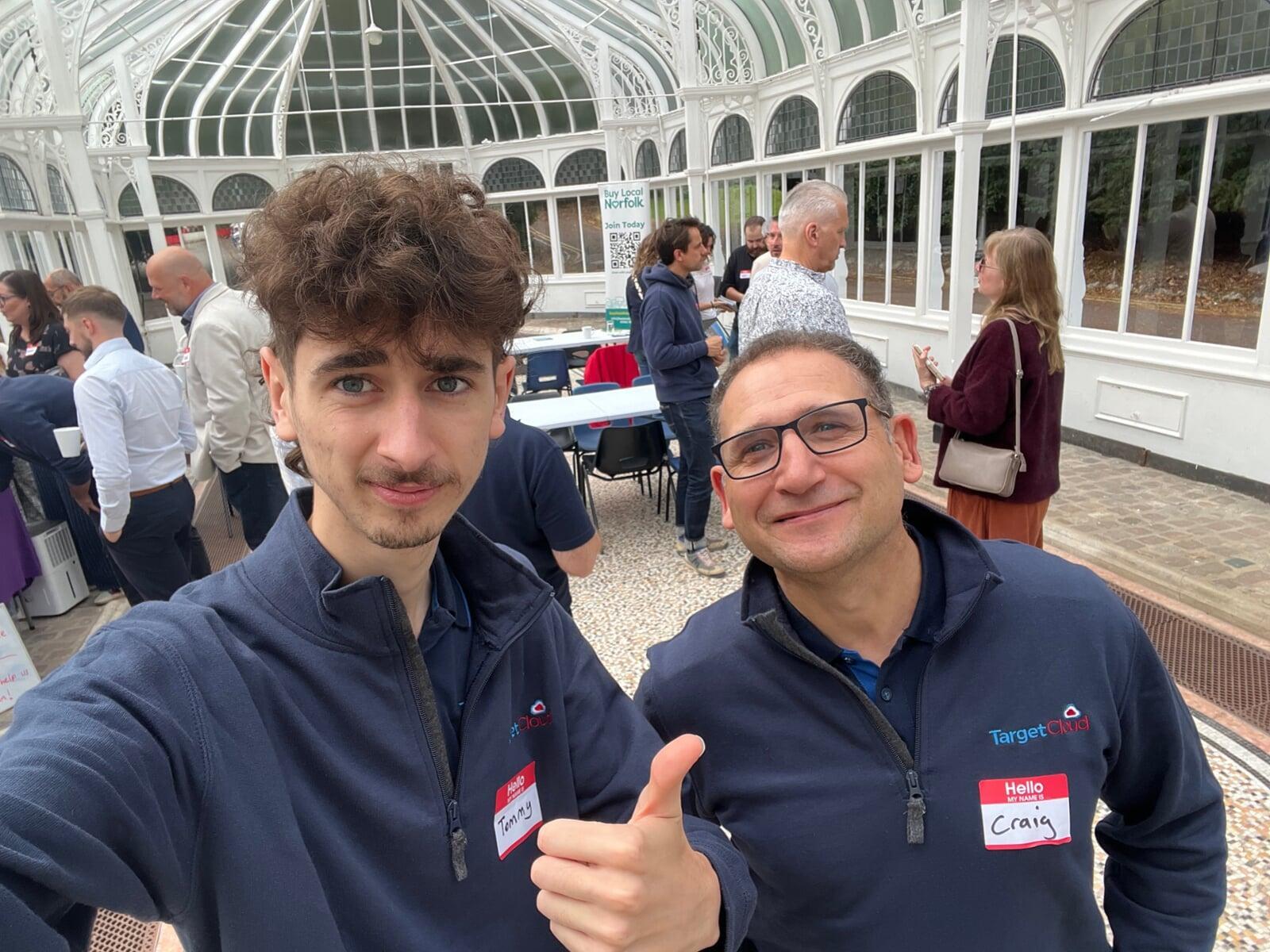 Me and Craig it the meetup